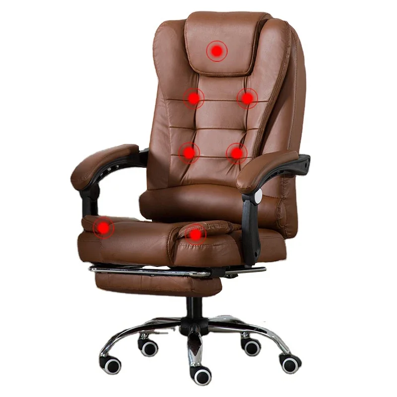 China Factory Ready Stock Office Chair Ergonomic High Back Reclining Executive Massage Office Chairs