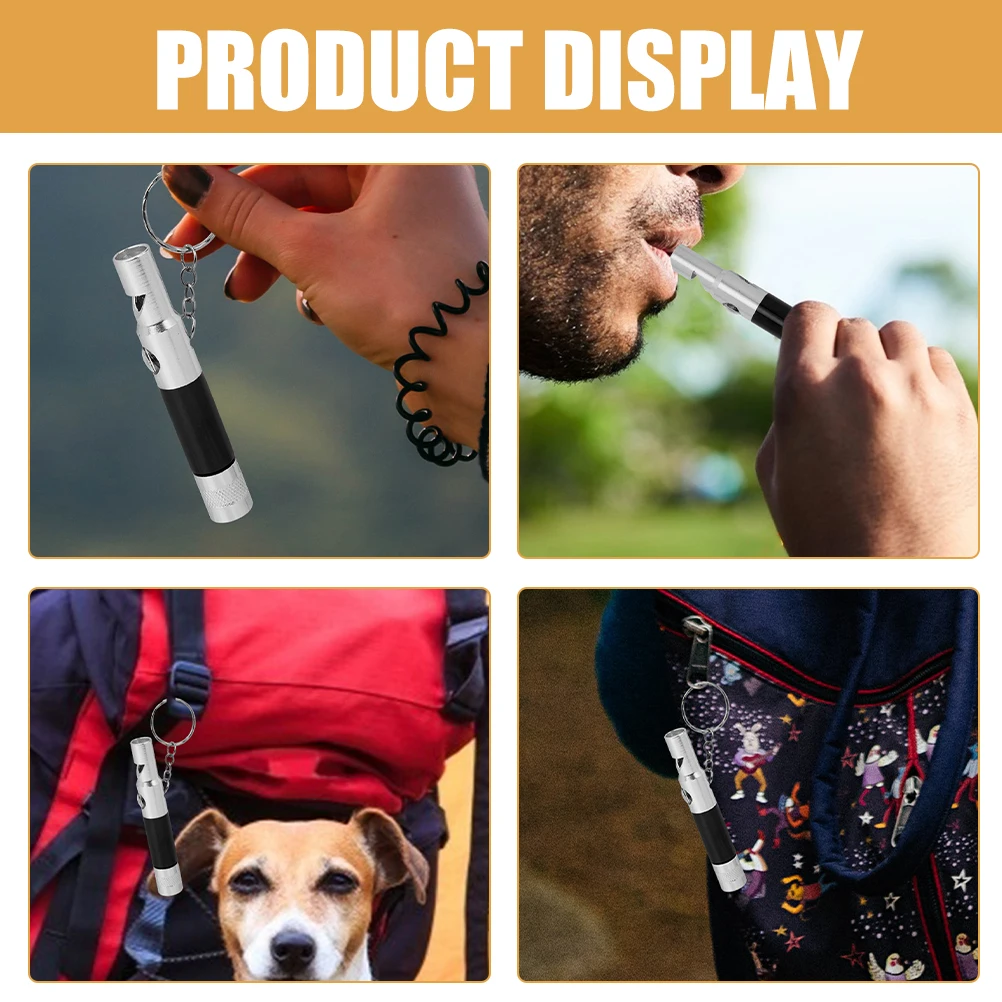 

Compass Whistle Black Aluminum Durable Loud Survival Flashlight Keychain Outdoor Hiking Gadgets Emergency