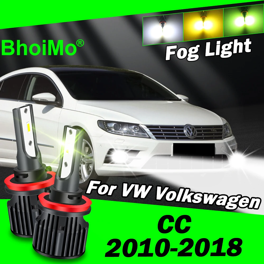 

BhoiMo Front Fog Light Lamp For VW Volkswagen CC Led Bulb 2010 2011 2012 2013 2014 2015 2016 2017 2018