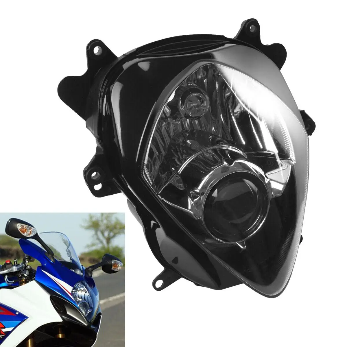 

Headlight Assembly Headlamp Light Fit For Suzuki GSXR1000 2007 2008 Motorcycle