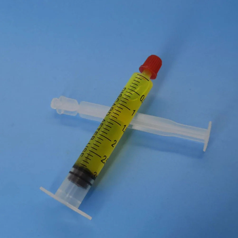 

2pcs Fluorescent Oil Leak 2.5Ml High Concentration Ac Dye For Refrigerant Leak Conditioning Oil