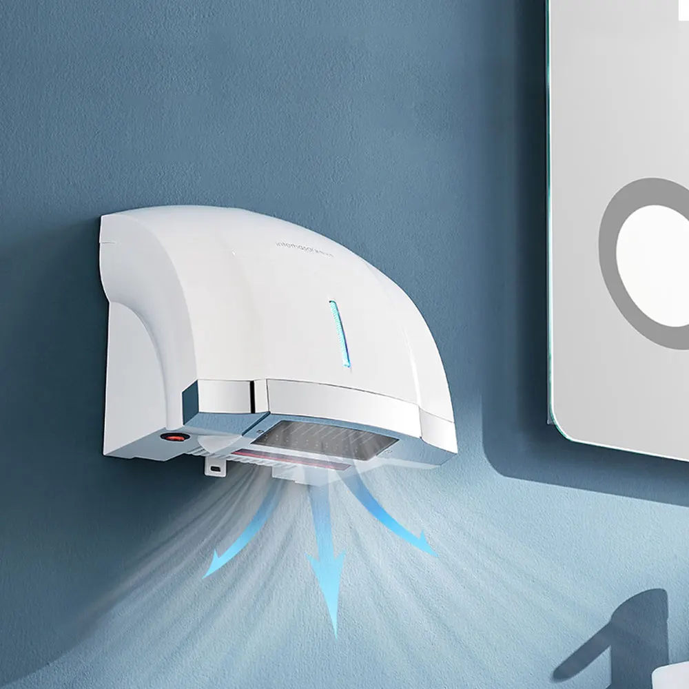 Factory Direct 2026 Top Fully Automatic Hand Dryer Induction Hot and Cold Hand Drying Machine Hotel Hand Dryer  sèche-mains