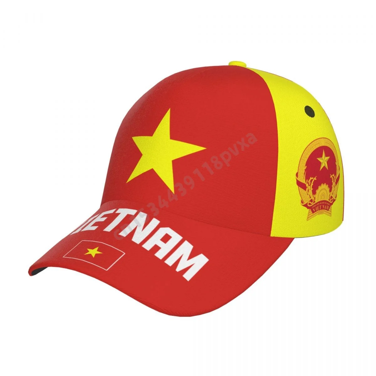 

Unisex Vietnam Flag Vietnamese Adult Baseball Cap Patriotic Hat for Baseball Soccer Fans Men Women