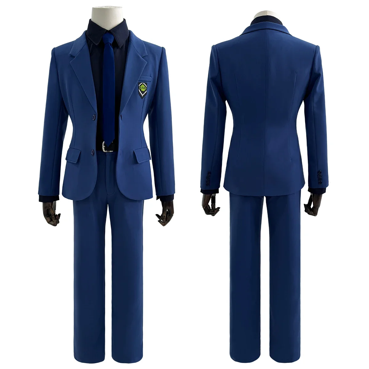 

Cosplay Blue Lock Anime Chigiri Rin Itoshi Isagi Bachira Hiori Reo Mikage Nagi Cosplay Costume Blue Suit Pants Tie Black Shirt