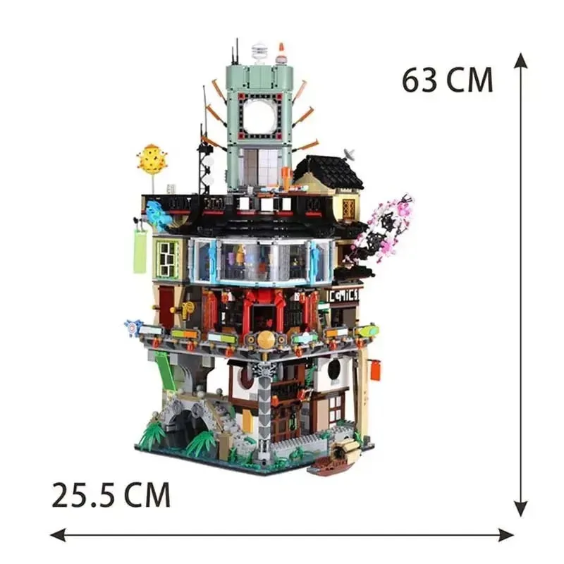 4867 PCS City Building Blocks Bricks Christmas Birthday Toy Gift 70620 Compatible 06066