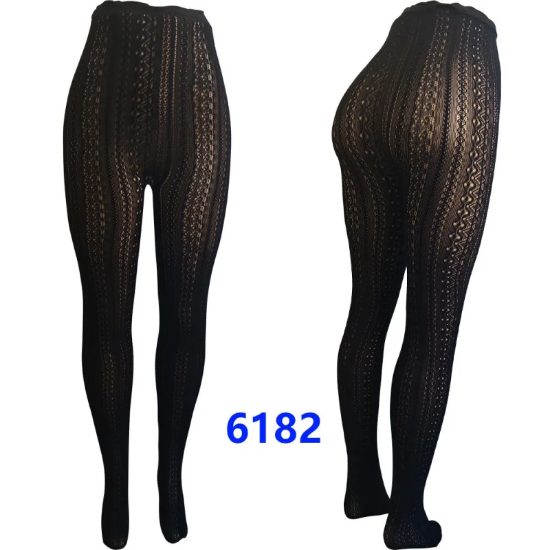 Lolita Lace Cutout Tights Woman White Black Brown Medias Socks Japanese Style Winter Pantyhose Y2K Club Stockings.