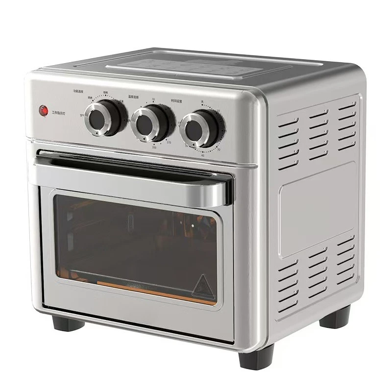 Air fryer, electric oven, stainless steel, uncoated, large capacity