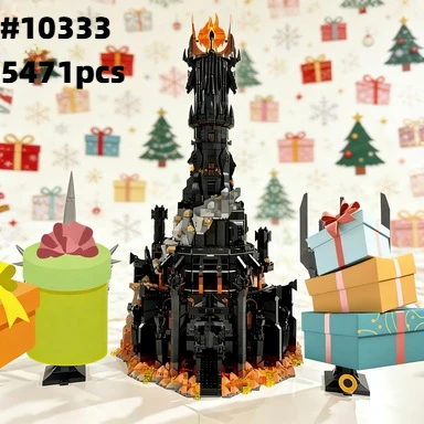 

Набор строительных блоков Black Tower Dark Model: креативные кирпичики MOC, декоративные игрушки для детей и взрослых, коллекционные подарки, 5471 деталь