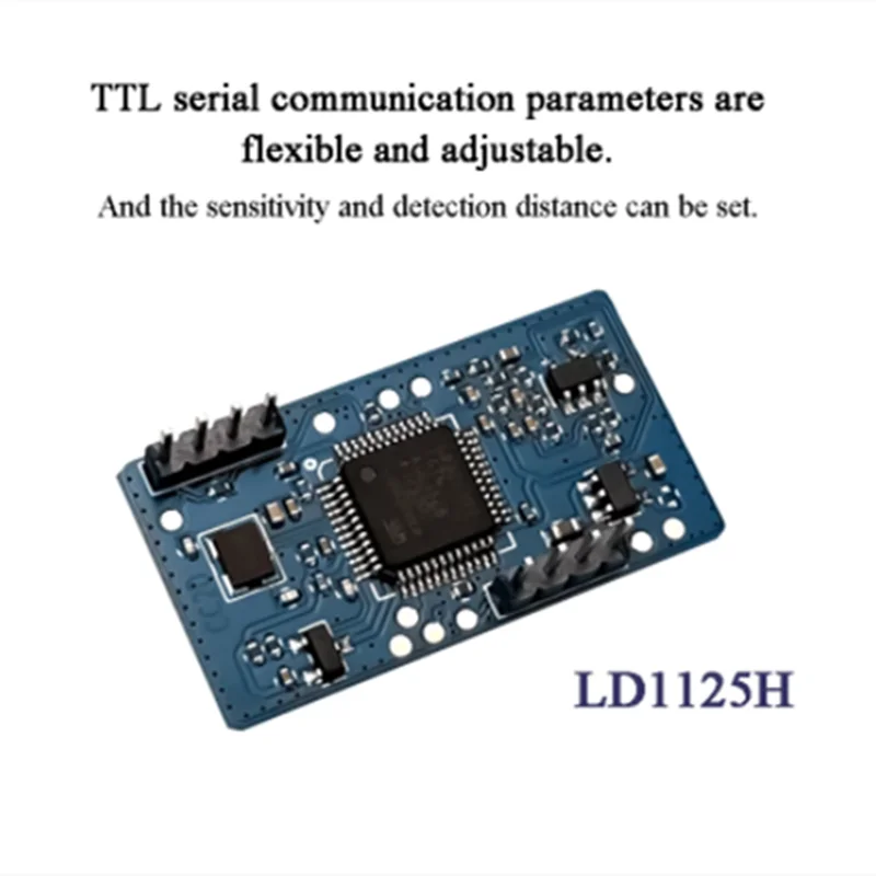 Hi-Link 2pcs/lot 24Ghz LD1125H 24G millimeter wave radar module human presence sensor breathing induction mobile ranging detect