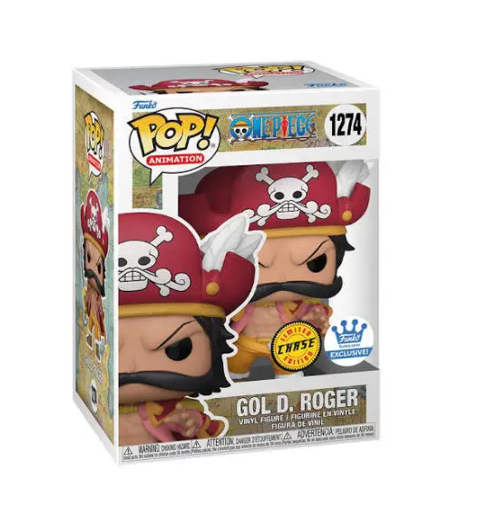 Funko Pop One Piece GOL D. ROGER 1274 #   Vinylfigur 10cm PVC Sammlerpuppe Modellspielzeug für Kinder Geburtstagsgeschenk