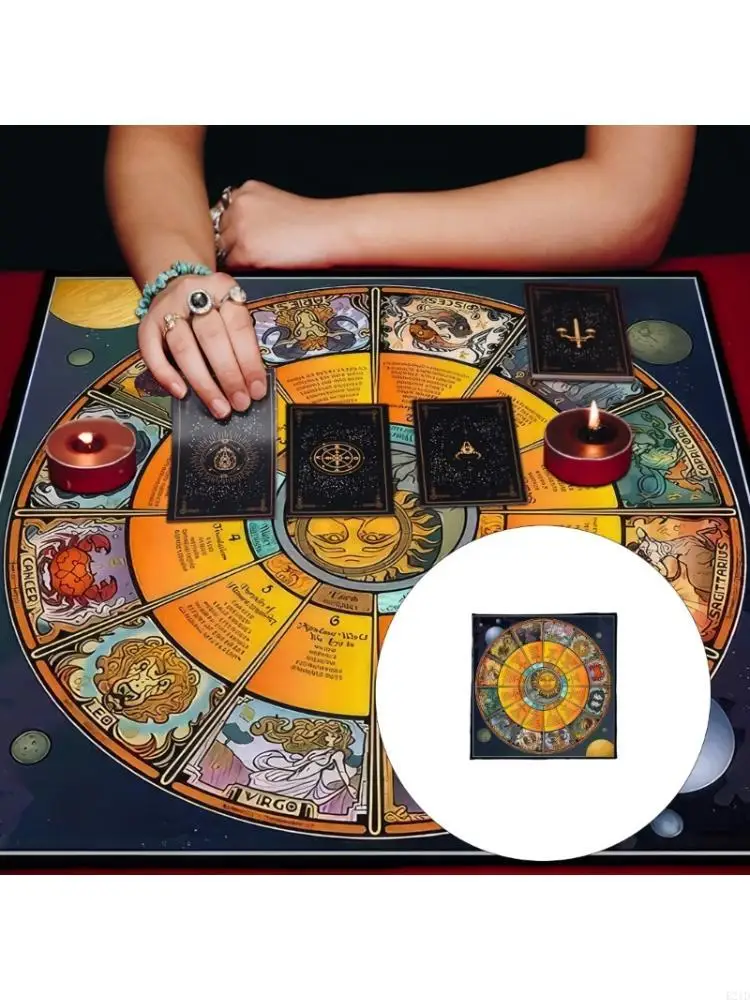 

Tarots Tablecloth Tapestry Constellations Altars Cloth Witchcrafts Supplies