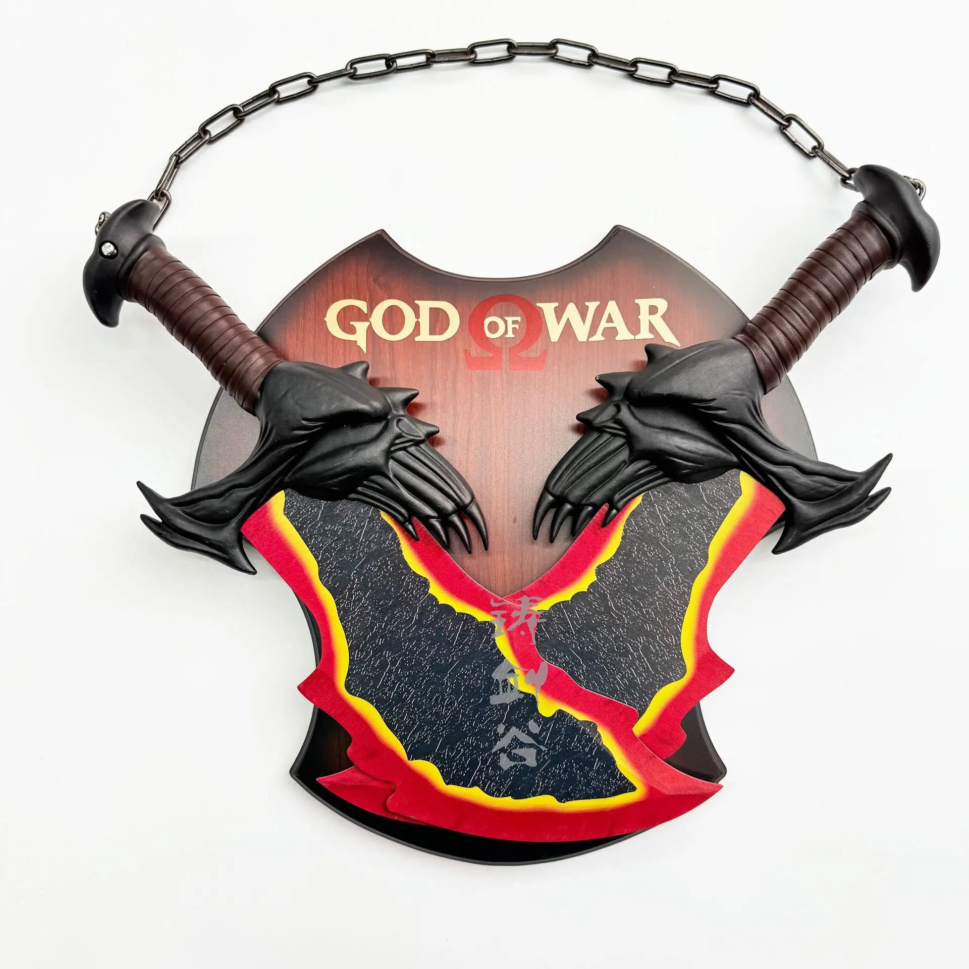 Venta caliente 52 cm rubí Dios de la guerra Kratos cuchillas del caos espada para regalo de colección de Cosplay