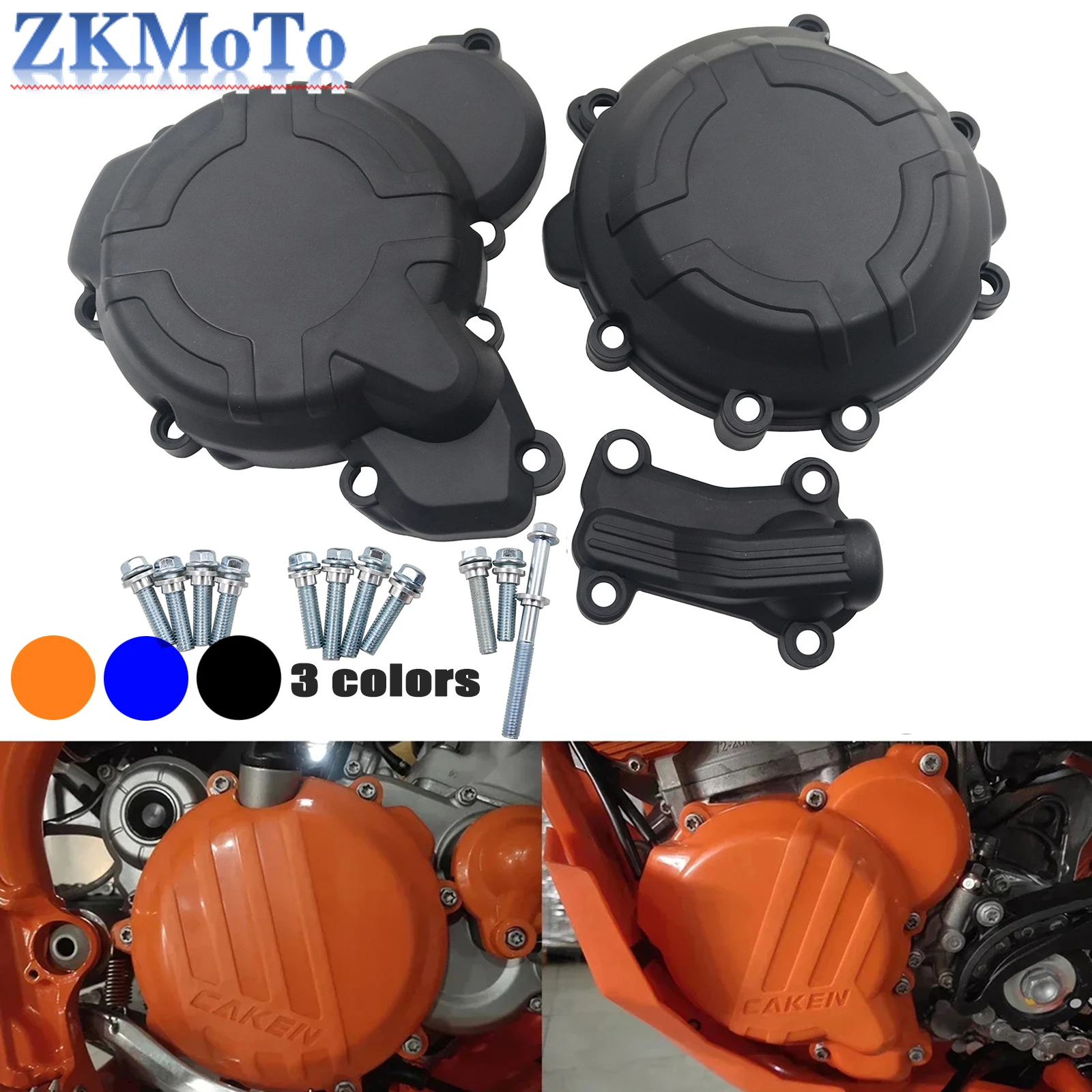 Plastic Ignition Protector Clutch Guard Water Pump Cover For KTM SX XC EXC XCW TPI 250 300 For Husqvarna TC TE TX 2017 2018 2019