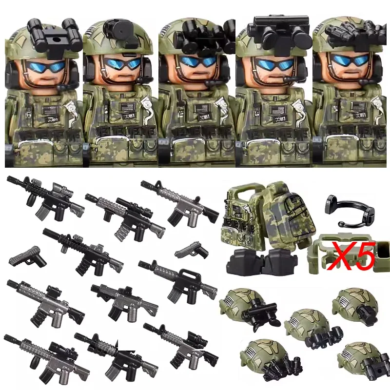 Военные фигурки SWAT Ghost Commando из пластика — фото товара