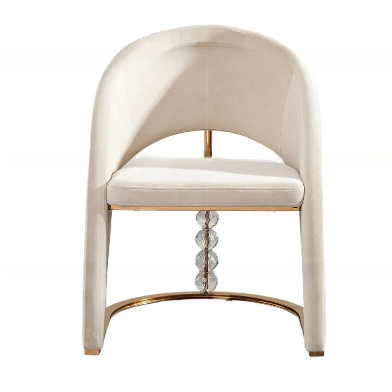 

Light luxury high-end dining chairs home modern luxury restaurant furniture luxury back chairs