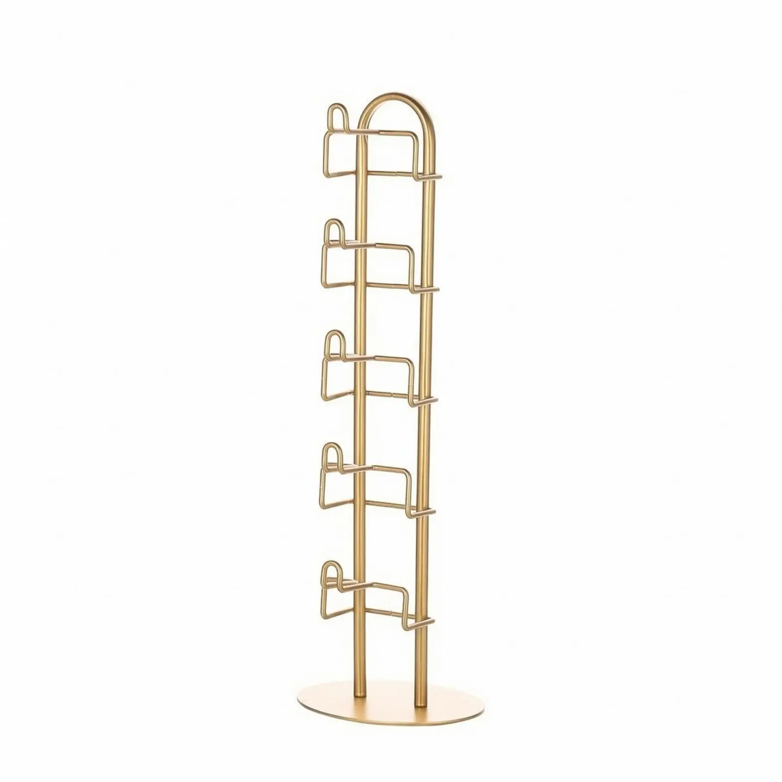 Eyewear Display Stand Rotating Rack Iron Glasses Holder with Stable Base for Shop Counter Home Entryway Vertical Organizer