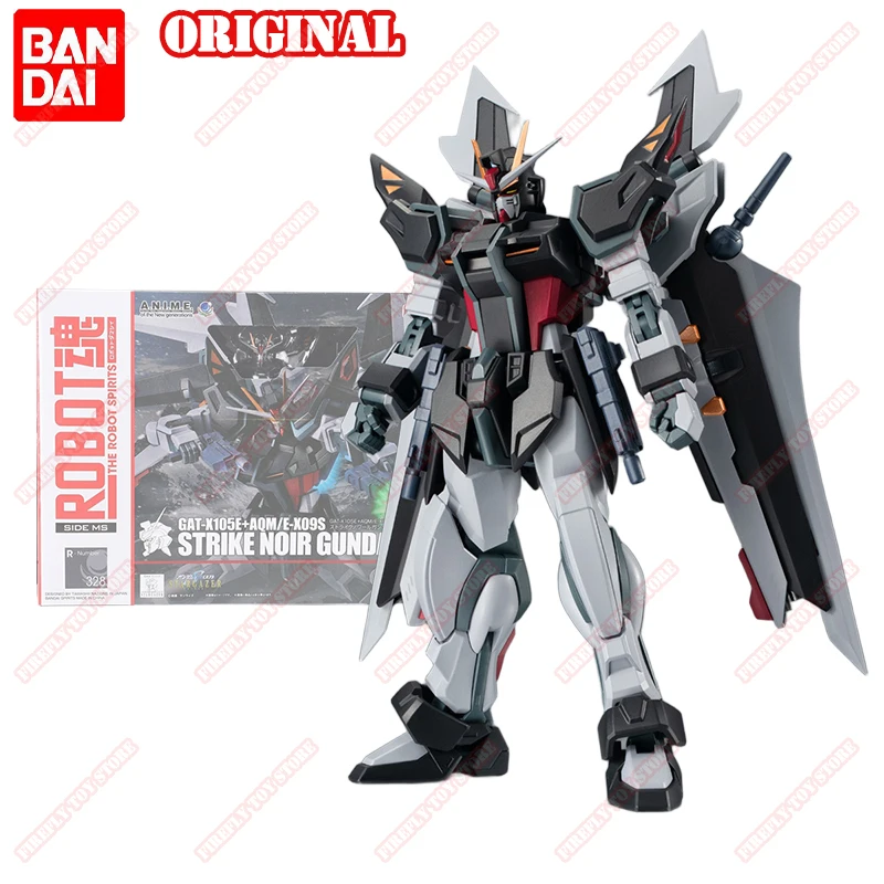 

Bandai Original THE ROBOT SPIRITS R-Number 328 Strike Noir Gundam Ver.ANIME Movable Anime Action Model Figures Collection Toys