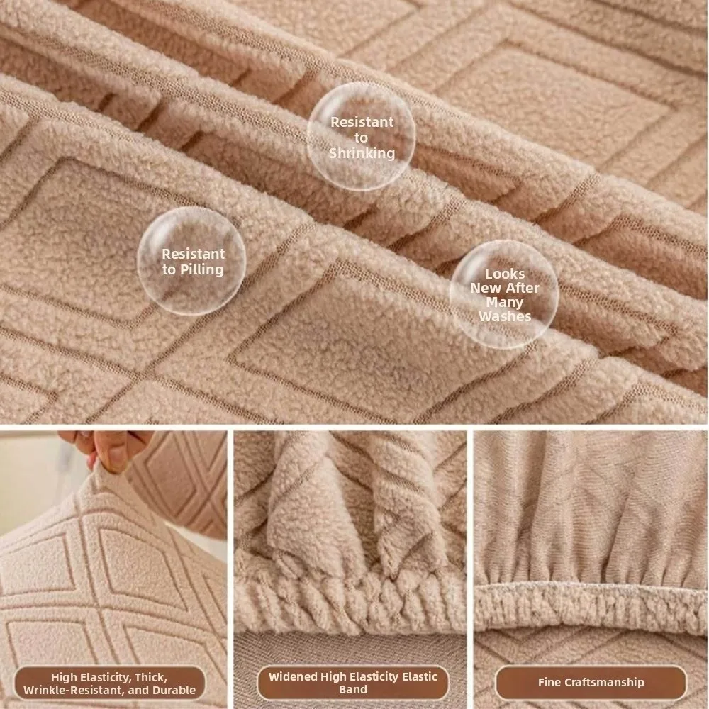 غطاء كرسي دوار مقاوم للماء، واقي مقعد مرن مضاد للأوساخ، ظهر مزدوج، غطاء كرسي أطفال سميك