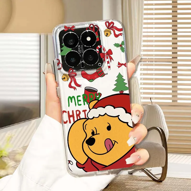 

Disney Art Winnie the Pooh For Xiaomi 14T 13T 13 12T 12 12S 11T 11 11i 10 10T Ultra Pro Lite Translucent Phone Case