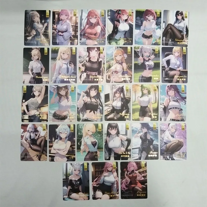 Anime Goddess Story UR Set of Cards Kafka Yae Miko Ganyu Nakano Nino Collectible Cards Christmas Birthday Gifts Children's Toys