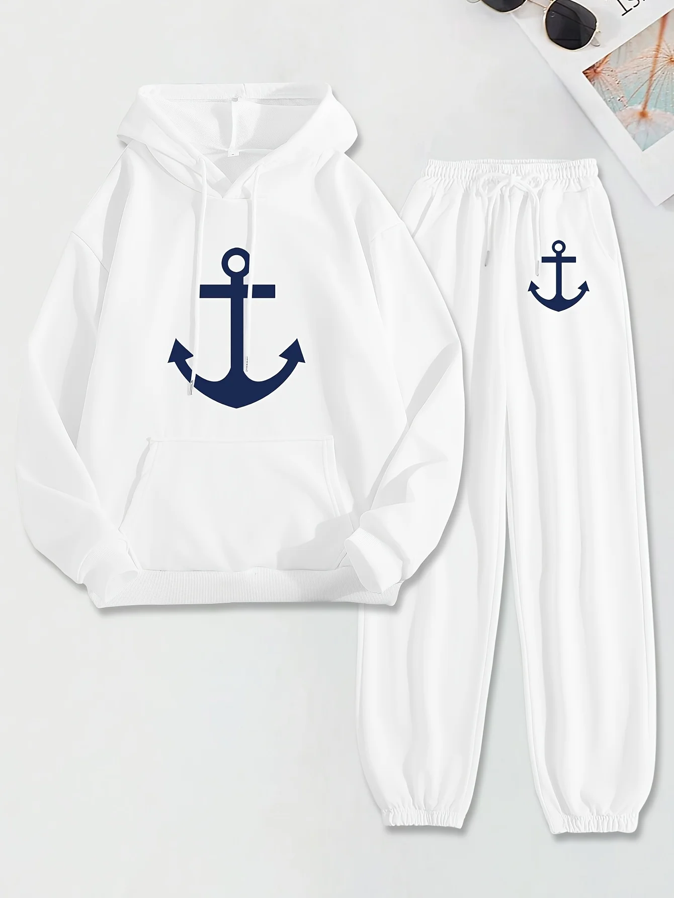 

Men's clothing autumn winter Outfit Fleece clothing Hoodies Sweatshirt Trackpants 2piece set Cotton fashion warm Oversized Hoody