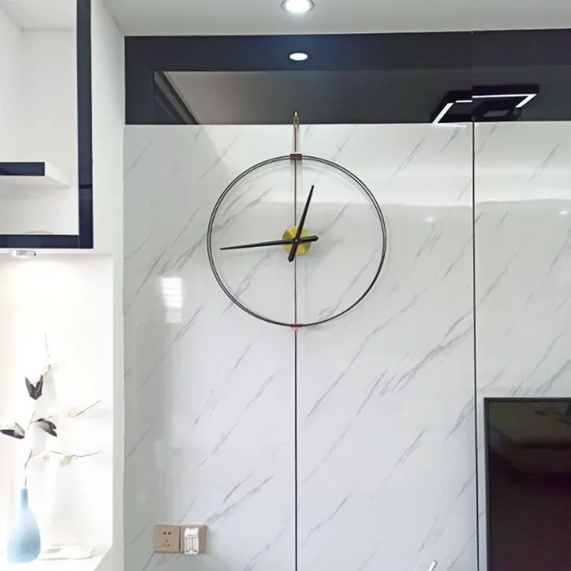 

Modern Nordic Wall Clocks Art Mural Aesthetic Design Luxury Wall Watch Fashion Living Room Silent Reloj De Pared Home Decoration