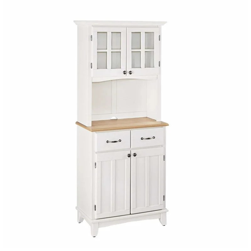 White Black Kitchen Island Furniture Stand Along Corner Microwave Shelf Storage Cabinet