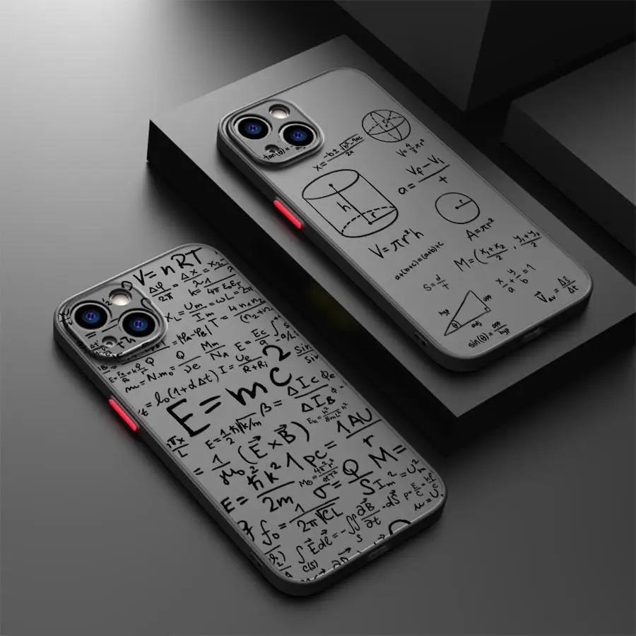 

Case for iPhone 17 Pro Max 14 12 16 Plus 11 15 17P 16P 7 8 SE 13 Mini Air X XS XR Funda Back Phone Cover Mathematical