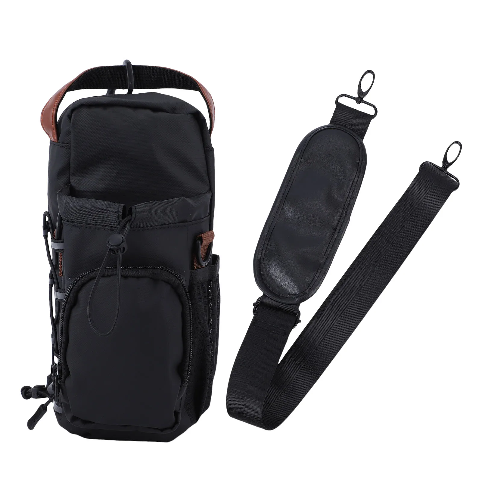 Magnetic Sport Bag Magnetic Water Bottle Bag Multifunctional Multiple Compartments Secure Compact Oxford Fabric for Fitness