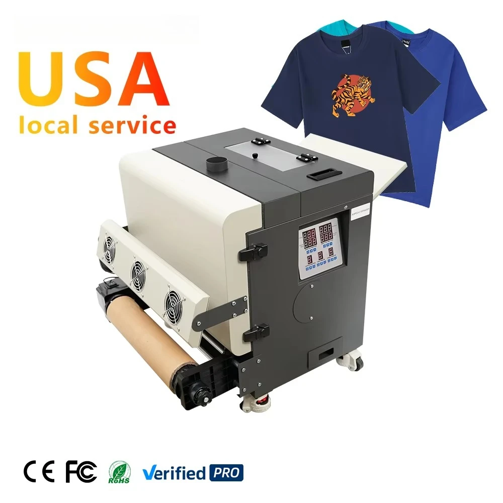 A3 DTF Transfer Powder Shaker Machine With Air Puriffer Collect Roll To Roll Pet Film
