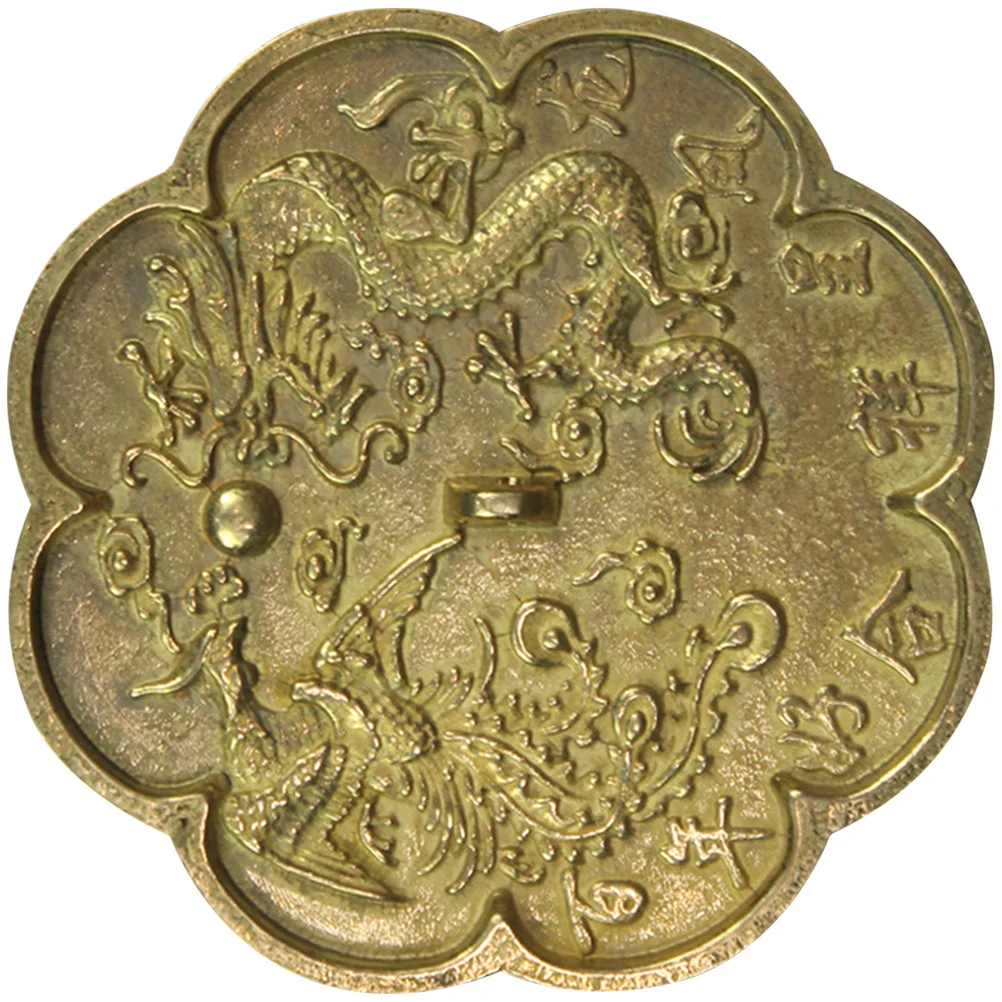 

Chinese Brass Bagua Mirror Eight Diagrams Hanging Mirror Home Decoration Evil Spirits Exorcism Ornament Gift