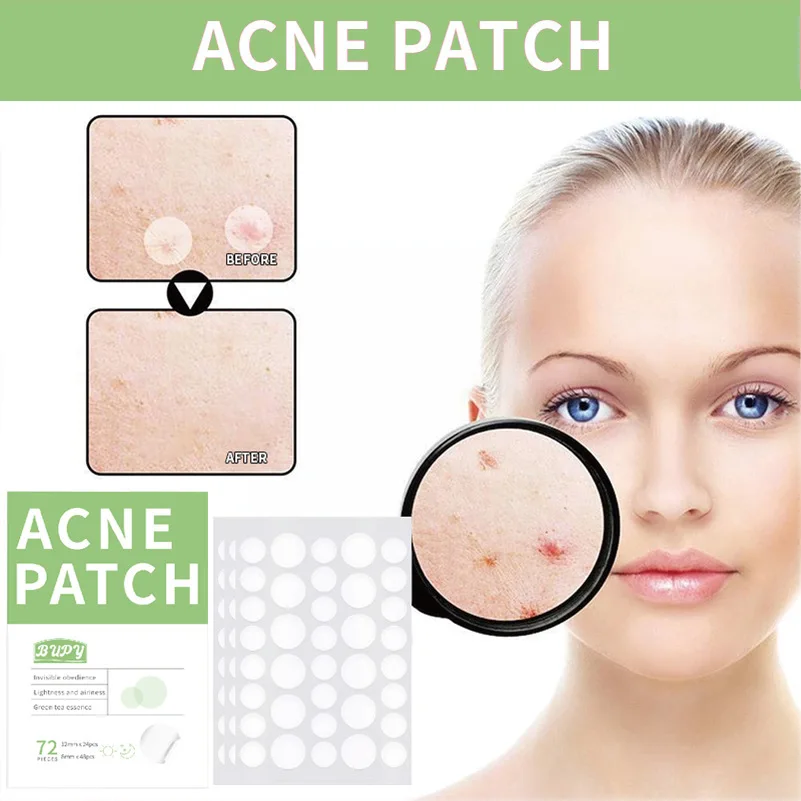 

Invisible Acne Patches Removal Pimple Anti-Acne Hydrocolloid Patches Spots Marks Concealer Repair Waterproof Sticker Beauty
