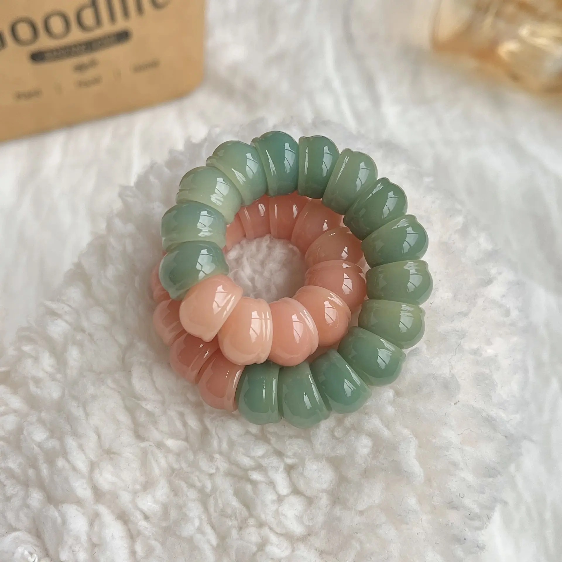 Bodhi Root Multi Treasure Exquisite Single Circle Bracelet Smooth Playable Wenwan Bracelet for Men and Women Gifts