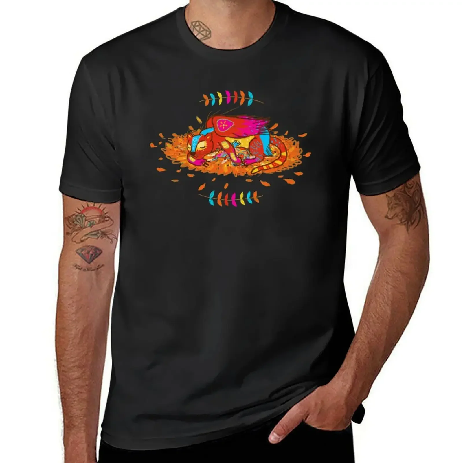 Sleeping Alebrije T-Shirt sports fans vintage anime shirt graphic shirts tee shirts for men