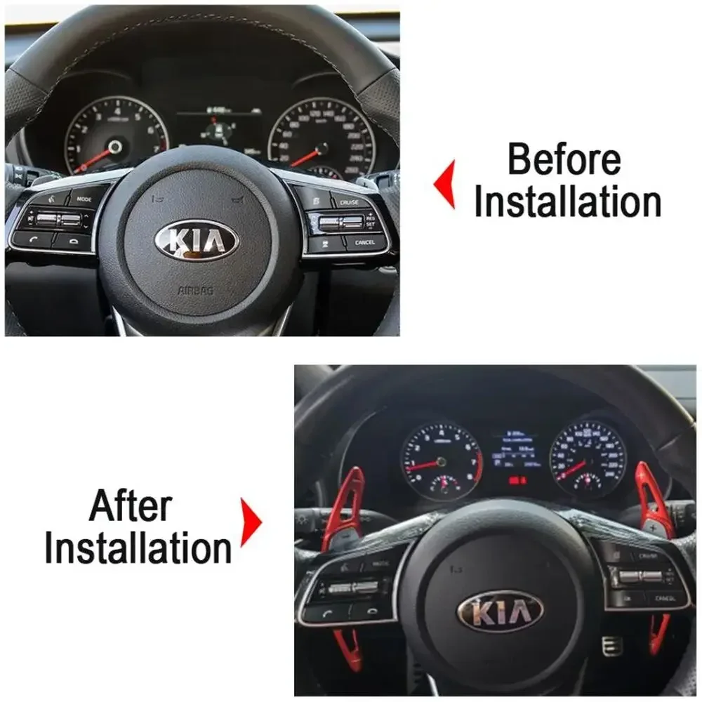 Car Steering Wheel Shifter Paddle Gear DSG Extension Accessories For KIA K5 Optima Sportswagon GT JF Forte Sportage ProCeed 2020