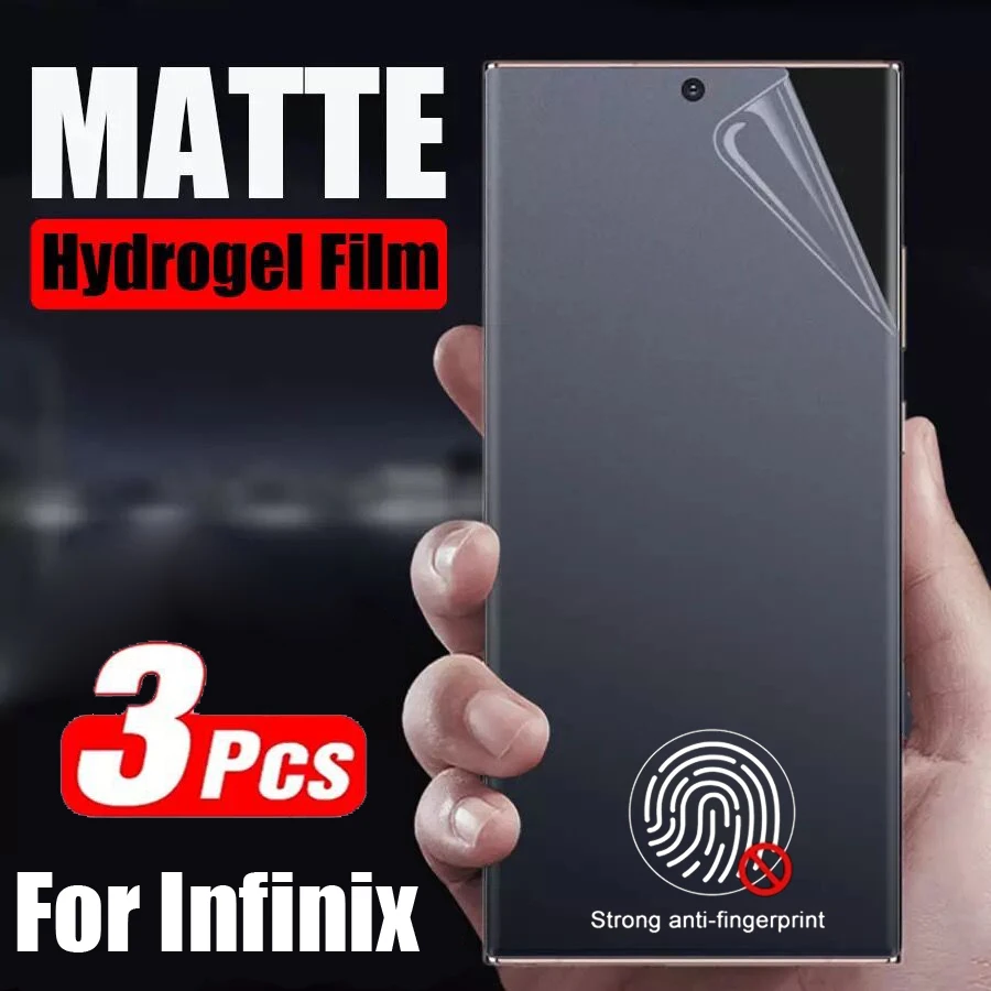 

3PCS Matte Hydrogel Film for Infinix Note 30 Pro VIP Screen Protector for Infinix Hot 20 20S Note 12 Pro 4G 5G Protective Film