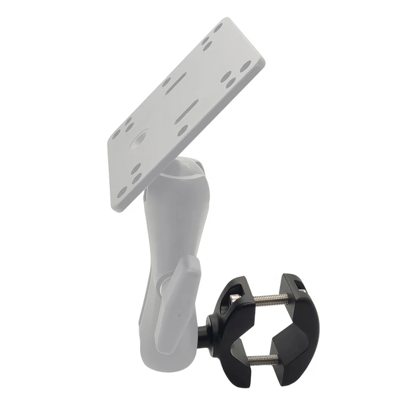 الألومنيوم مقبض إمساك المشبك قاعدة تثبيت اللوحي جبل عزم الدوران الأنابيب المشبك مع 1.5 ''الكرة للقضبان 30-50 مللي متر في القطر لرام يتصاعد