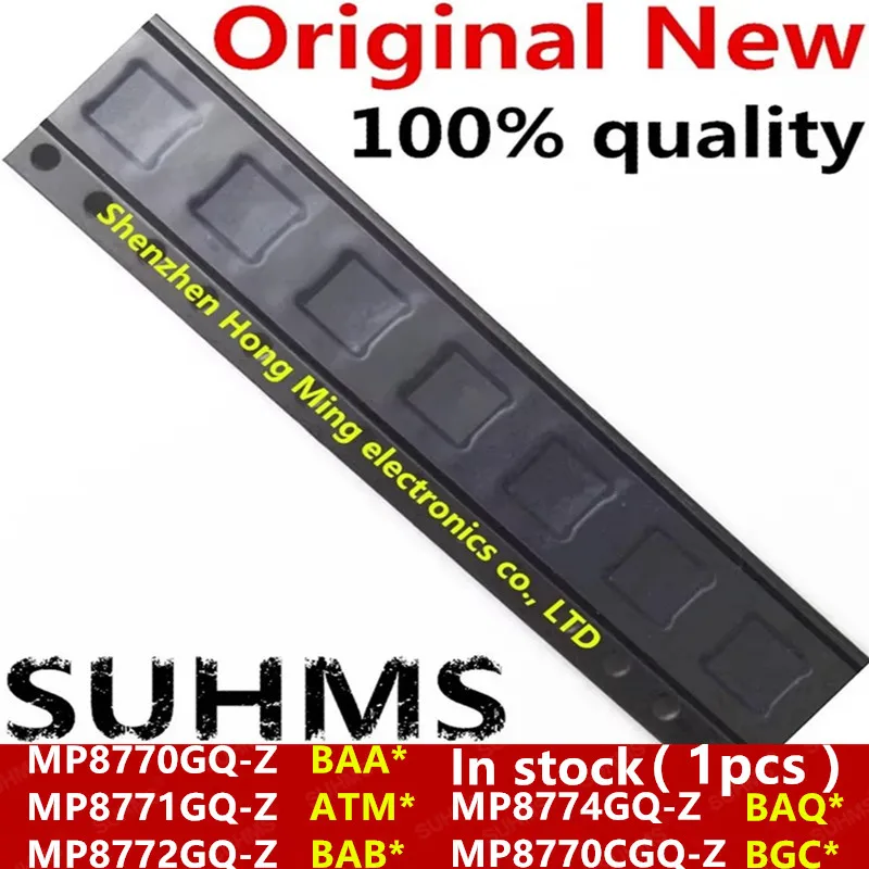 (1 ชิ้น) ใหม่ MP8770GQ-Z BAAN BAA* MP8771GQ-Z ATMP ATM* MP8772GQ-Z BABH BAB* MP8774GQ-Z BAQH BAQ* MP8770CGQ-Z BGCJ BGC* QFN