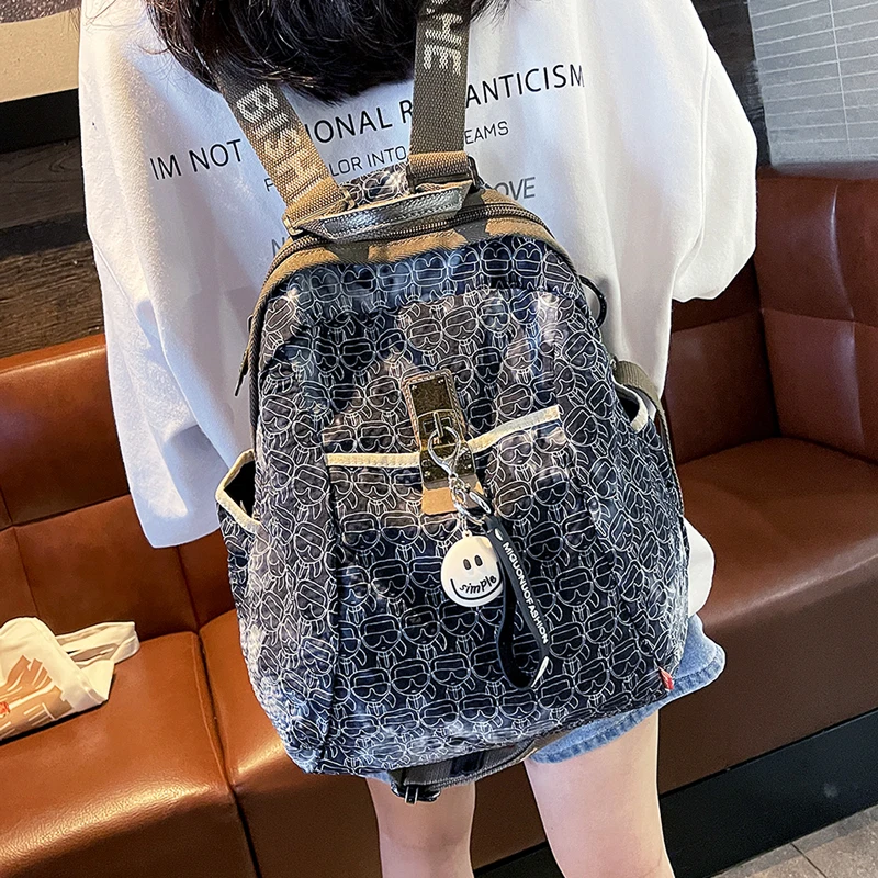 

Fancy Print Backpack New Travel Bagpack Women Large Capacity School Bags for Girls New Back Pack Mochilas Para Mujer