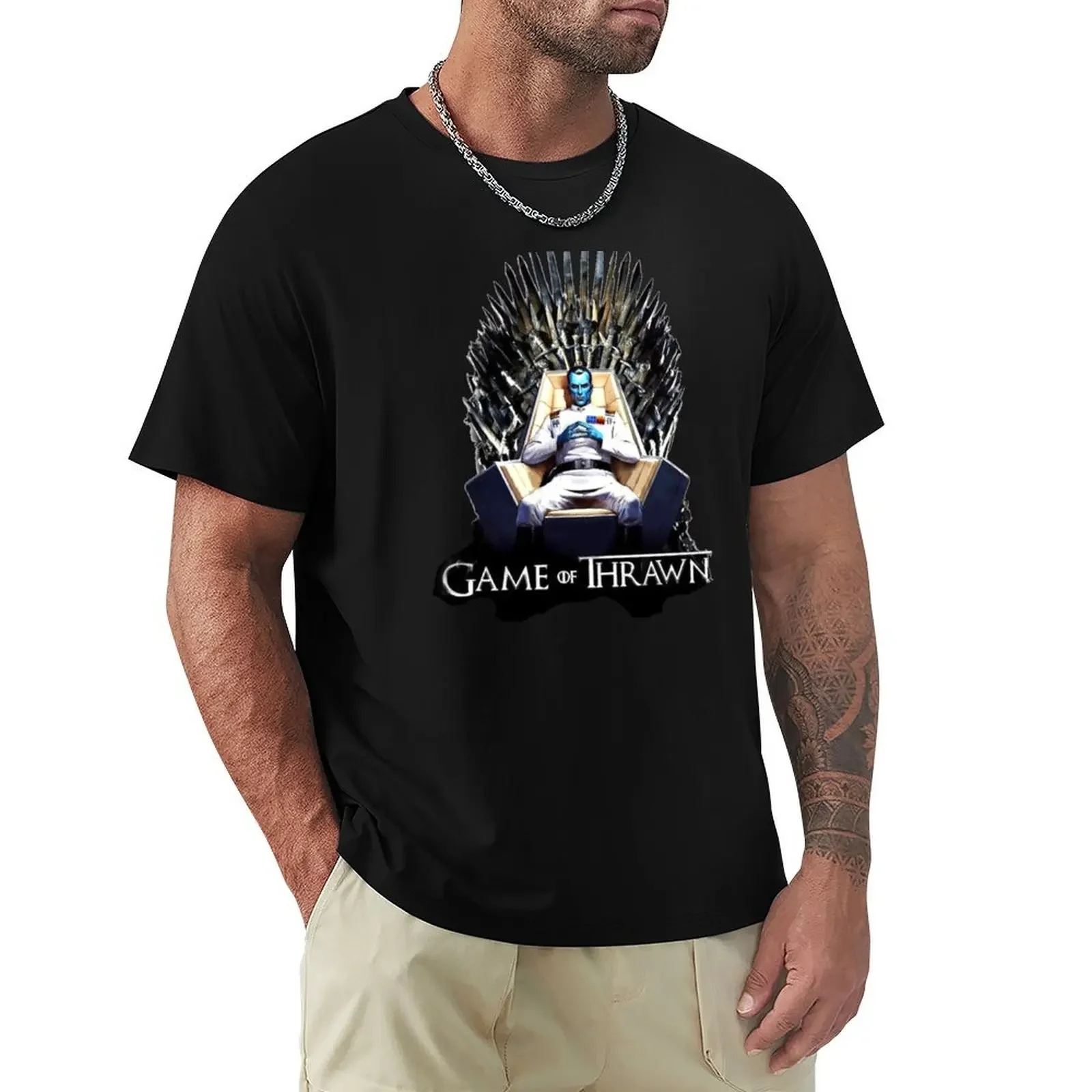 Grand-Admiral-Game-of-Thrawn- T-Shirt cheap stuff blue archive anime tshirt vintage sweat shirts, men