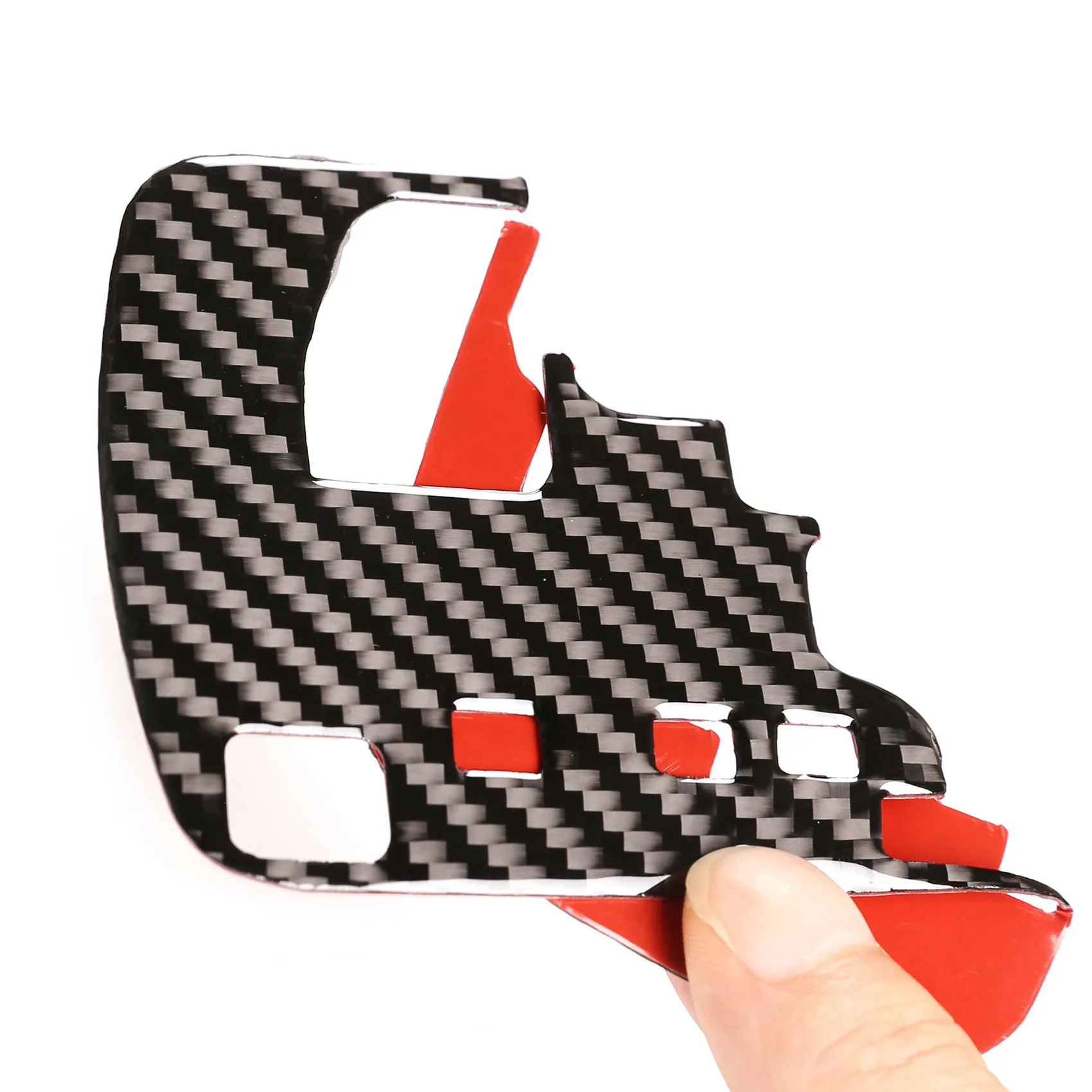 غطاء لوحة تروس السيارة من ألياف الكربون ، تشذيب التصميم الداخلي للسيارة ، تويوتا هيلوكس