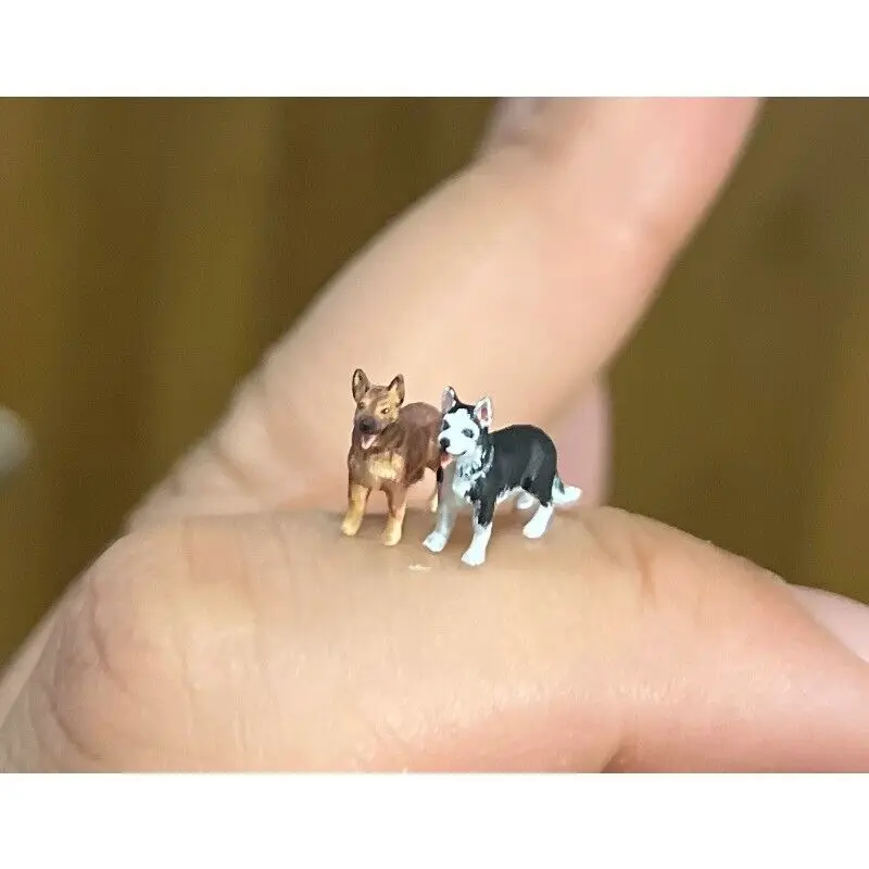 Diorama 1/64 Mini Animal volaille modèle animal de compagnie scène de ferme modèle de figurine d'affichage