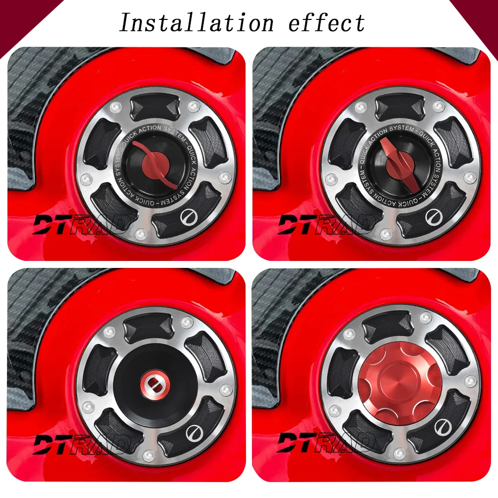 DIAVEL V4 2023-2026 Fuel Tank Cap For DUCATI DIAVEL AMG/CARBON/CROMO/STRADA Motorcycle Racing Quick Action Oil Gas Cover