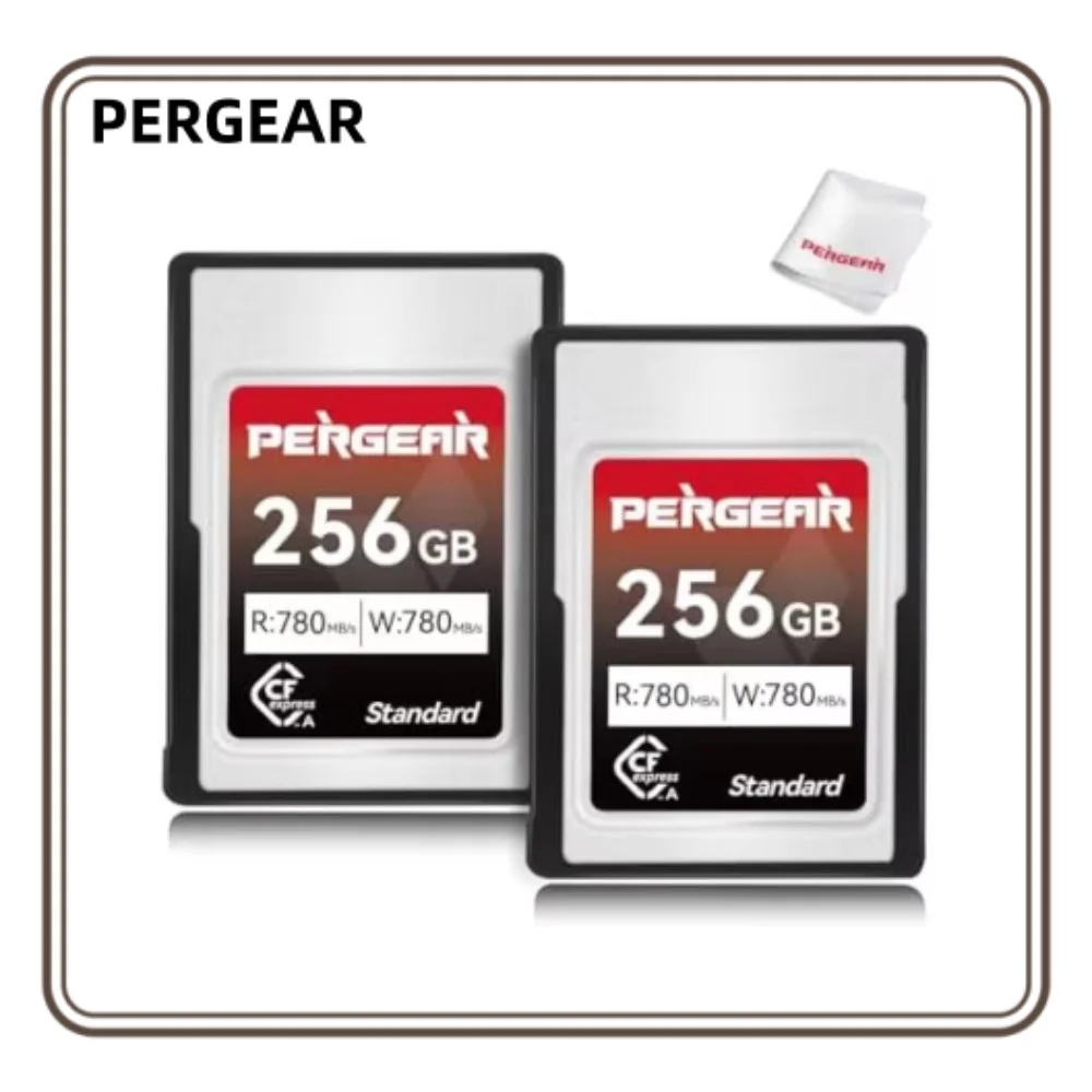 Pergear 256GB CFexpress Type A Memory Card , VPG200 | 780MB/s Read Speed & 780MB/s Write Speed For Sony Alpha & FX Cameras