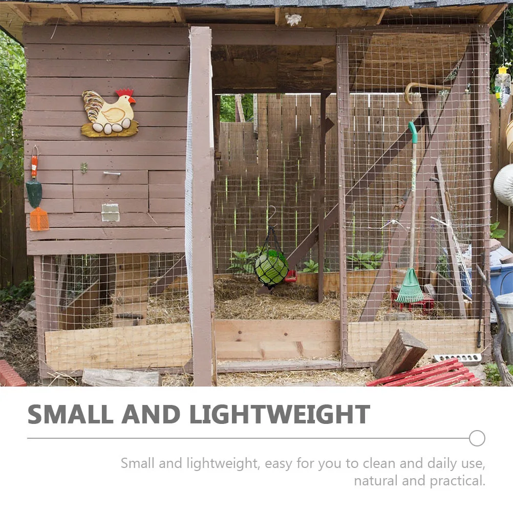 

2pcs Chicken Foraging Basket High-Grade Rope Wear-Resistant Chicken Vegetable Net Bags Pet Feeding Tool Hanging Cage Supply