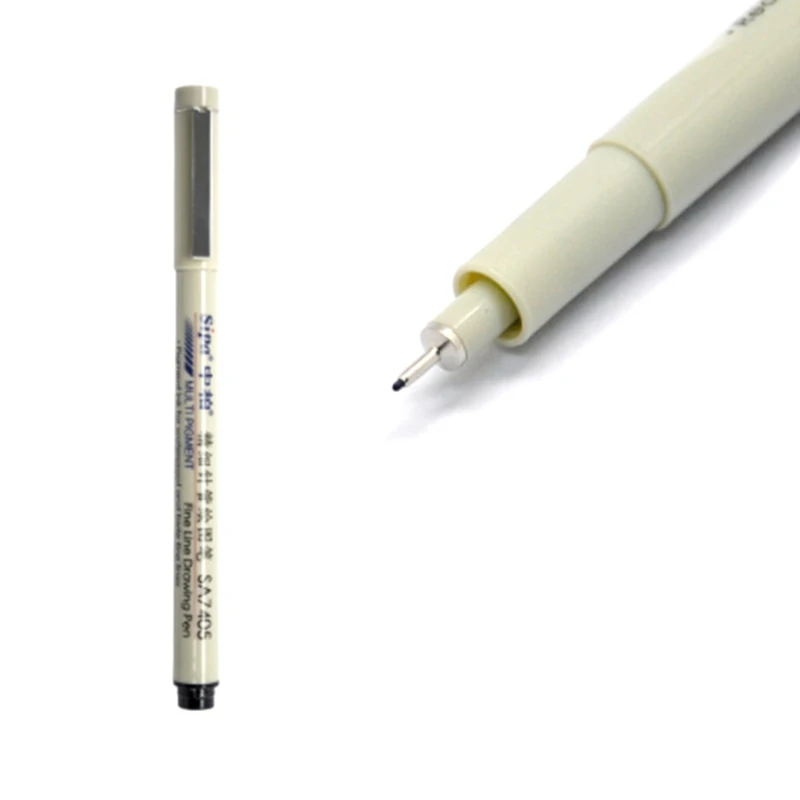 Zwarte Fijne Lijn Tekening Pen Precisie Multiliner Pennen Zwart Micro Fine Liner Pen