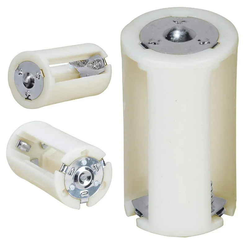 4-20pcs AA To D Battery Box High Quality 3x AA To D Size Battery Adapter Converter Holder Switcher Case Box For Battery Storage image 2