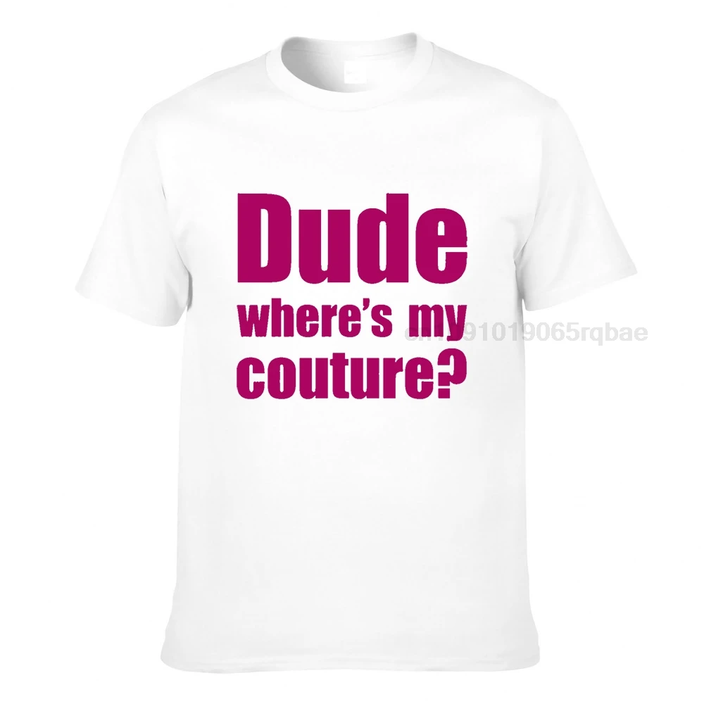 الرجال والنساء المتأنق Wheres تي شيرت ، تي شيرت Couture