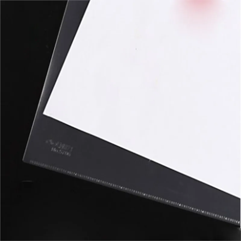 10pcs/set transparent single page folder A4 insert sheet folder file protection cover Presentation folder L Type File Bag