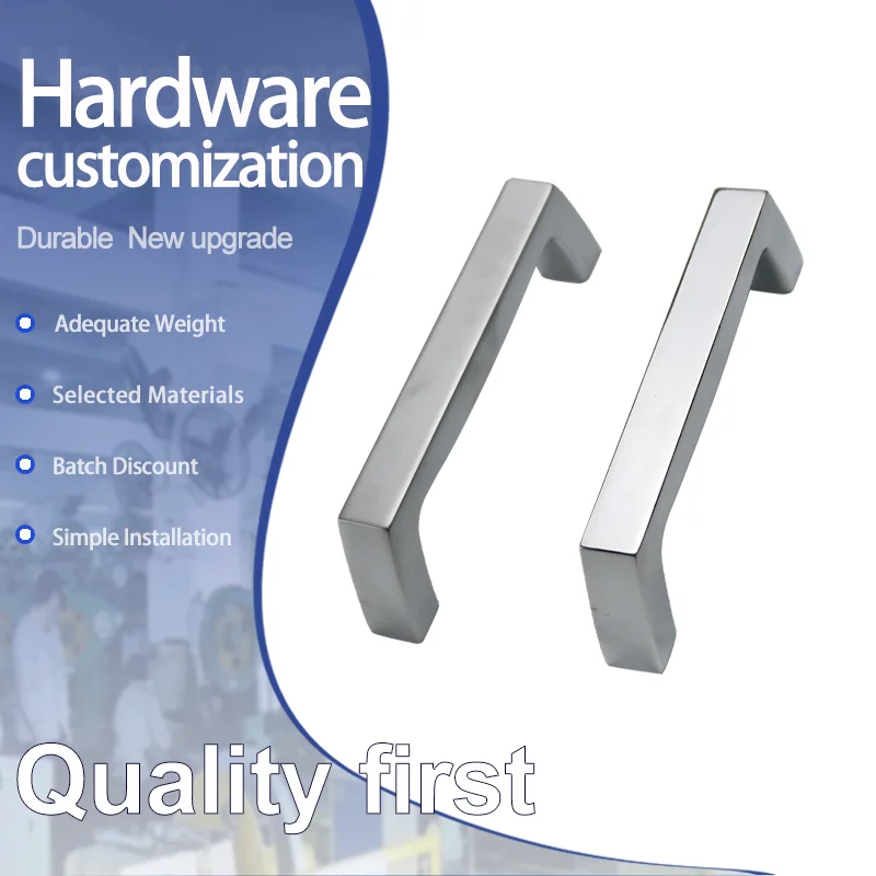 

Zinc Alloy U-shaped Exposed Industrial Automation Machinery Equipment Chassis Medical Box Solid Handle